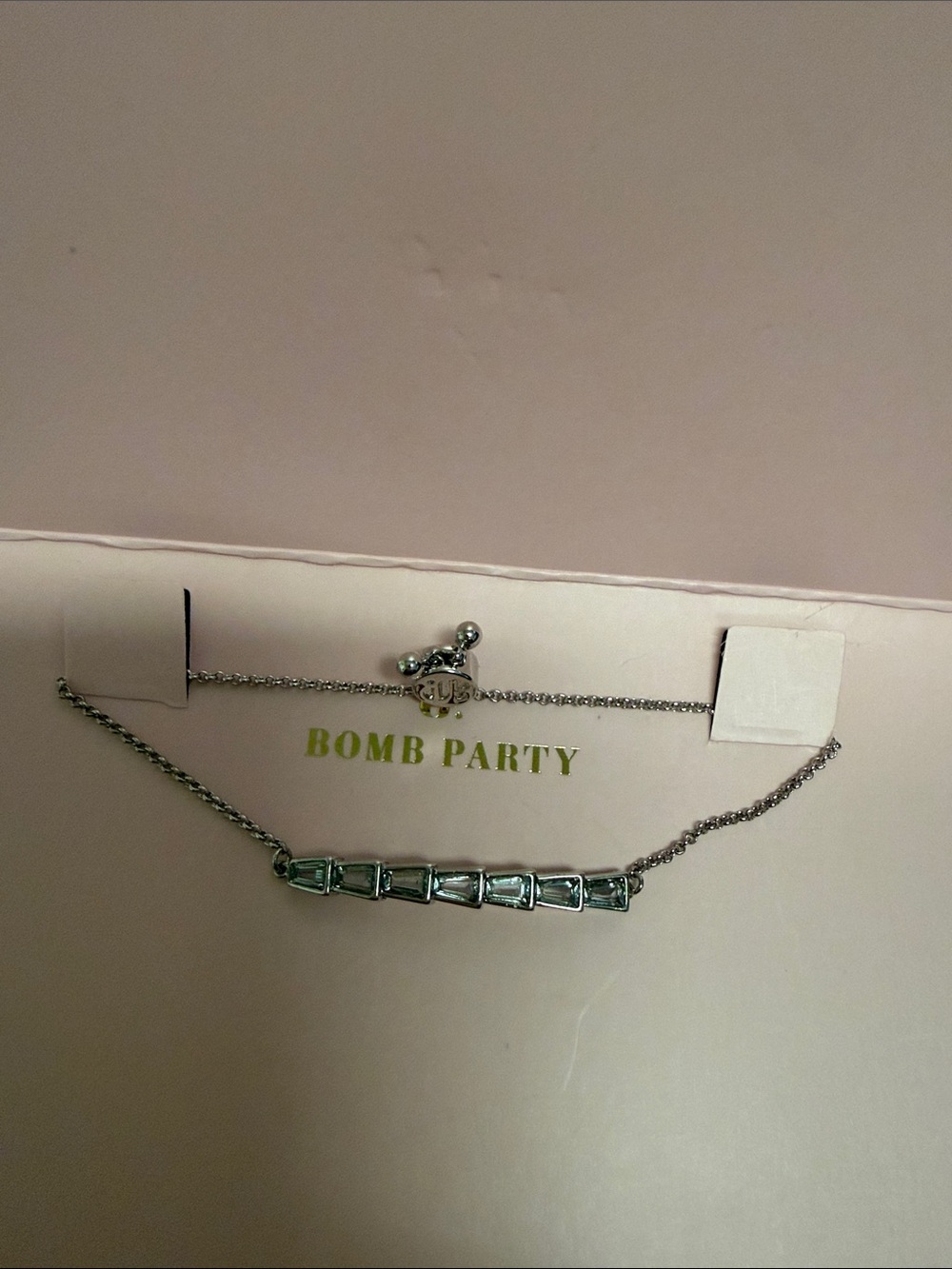 Bomb party for the little one bracelet